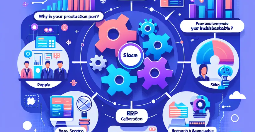  为什么你的生产协同性差？产、供、销、服、研用ERP协同5个关键步骤缺一不可